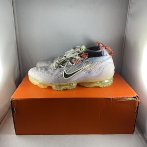 Nike Wmns Air Vapormax 2021 Flyknit Grey Neon Women’s Size 8 Running DC4112-003